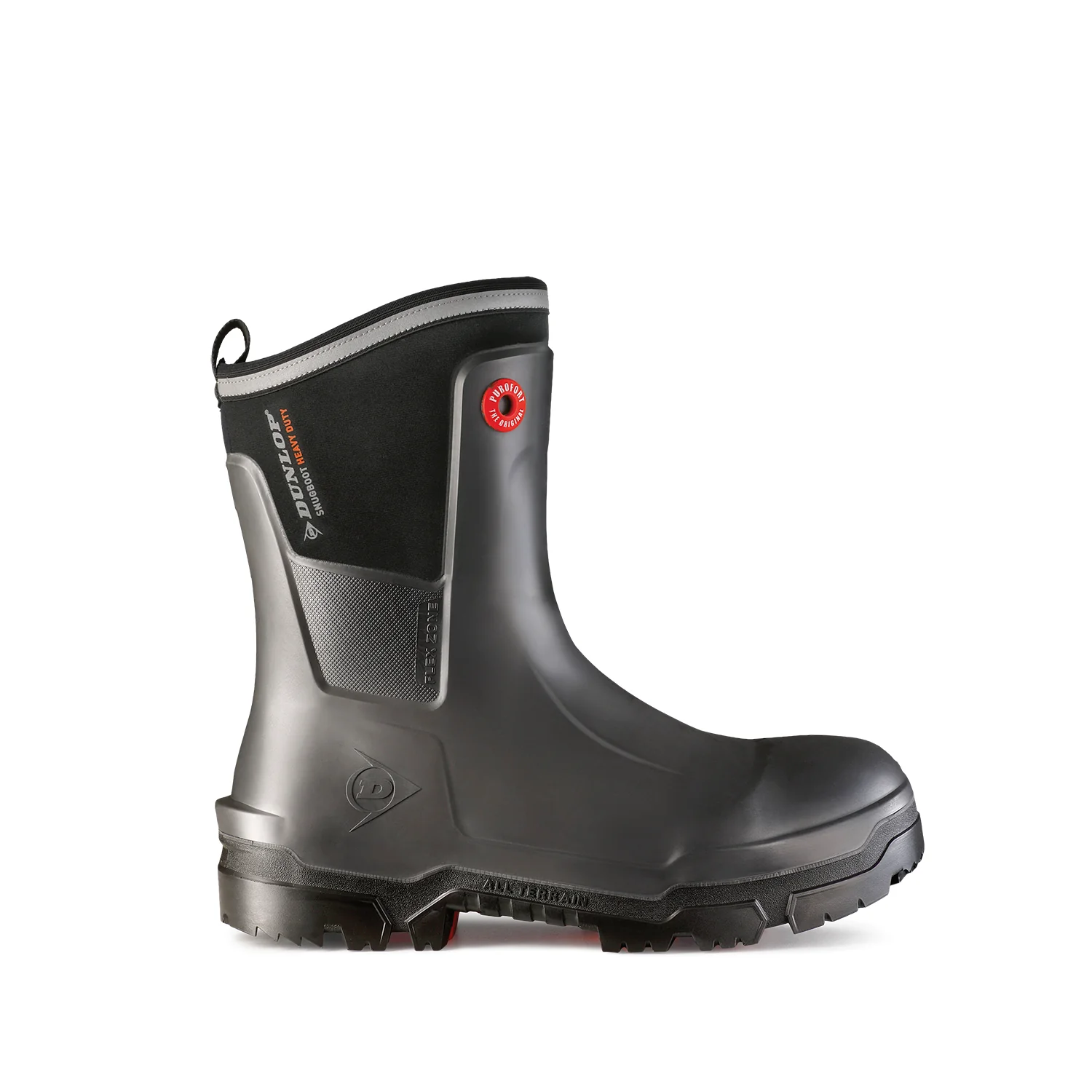 Snugboot Heavy Duty Calf Full Safety, Charcoal | 11’’ Work Boots - Image 3