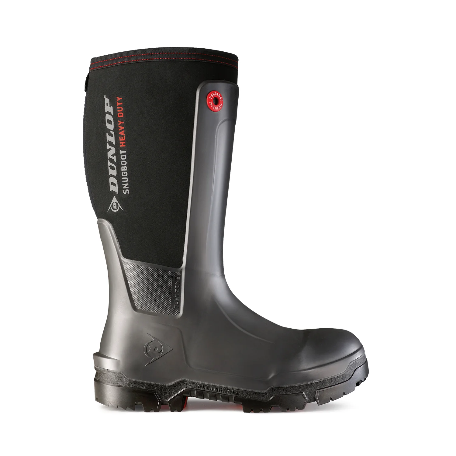 Snugboot Heavy Duty Full Safety, Charcoal | 16’’ Work Boots - Image 3